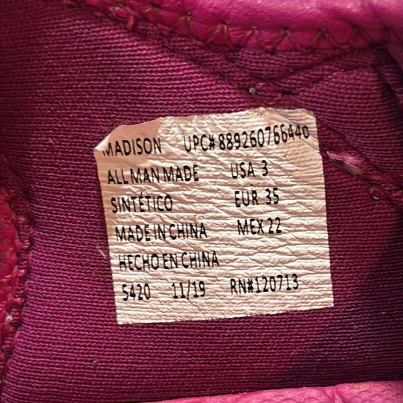 Eddie Bauer | Girls Madison Pink Gray Sporty Sandals Size 3 - Picture 13 of 13